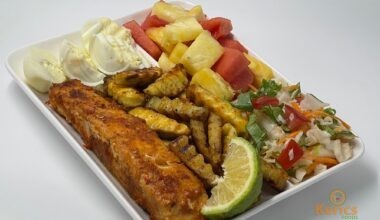 Salmon platter