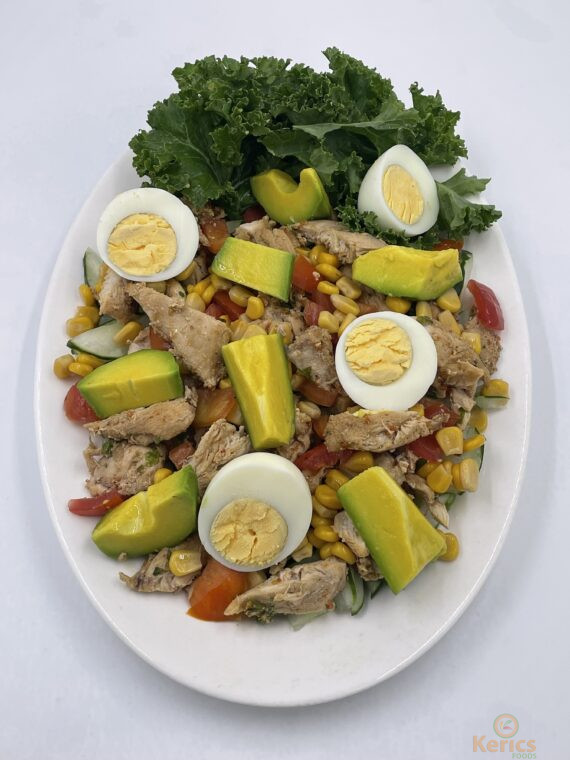 Kale-chicken salad