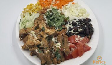 Mixed meat burrito bowl