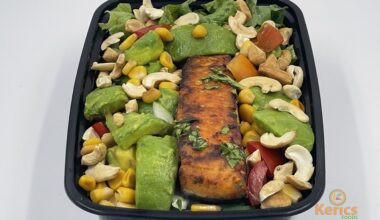 Salmon salad