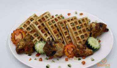Waffles & chicken delight