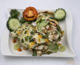 Egg wrap with chicken