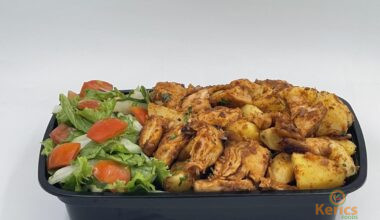 Potato-chicken salad