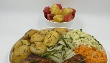 Fish & potato platter